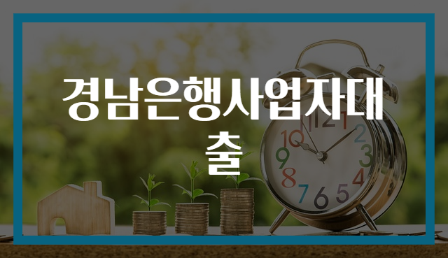 경남은행사업자대출