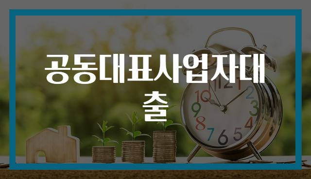 공동대표사업자대출