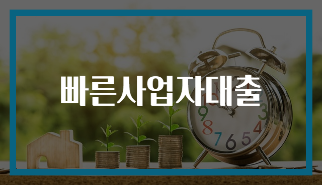 빠른사업자대출
