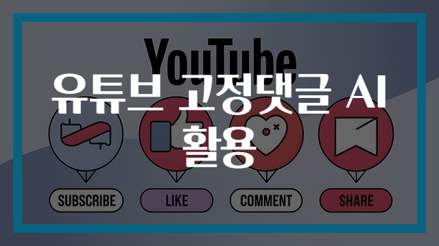 유튜브 고정댓글 AI활용