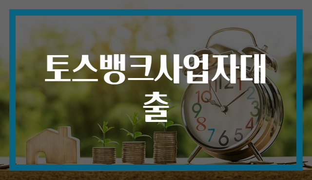 토스뱅크사업자대출