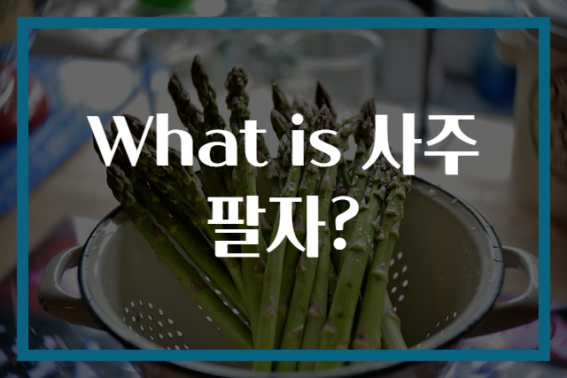 What is 사주팔자?