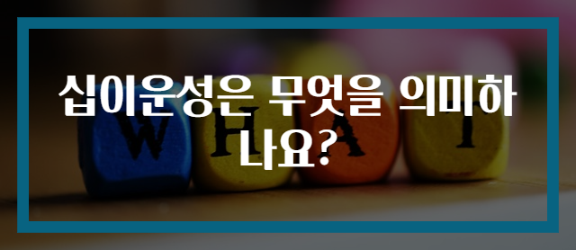 십이운성은 무엇을 의미하나요?