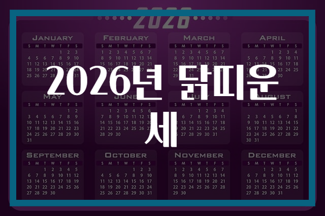 2026년 닭띠운세