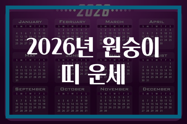 2026년 원숭이띠 운세