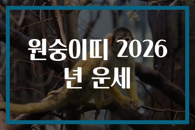 원숭이띠 2026년 운세