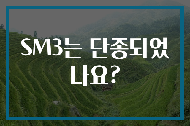 SM3는 단종되었나요?
